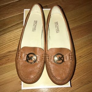 Michael Kors Chestnut Leather Loafer